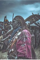 Zivilklamotte von der Seite